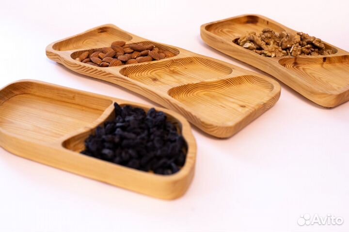 Продам деревянные менажницы ручного изготовления