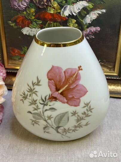 Старинная Ваза для цветов PMR Bavaria Jaeger & Co