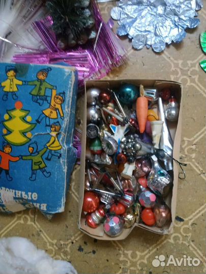 Елочные игрушки СССР