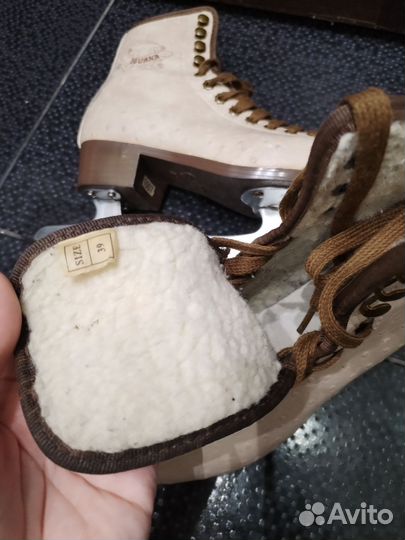 Коньки фигурные утеплённые