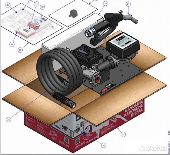 Насосы для бензина, Gespasa, Piusi, Pro-Azs