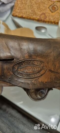 Седло для велосипеда СССР кожаное винтаж