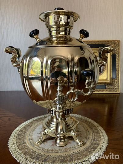 Самовар Шар Арбуз Аленчиков Зимин Москва 4,5л