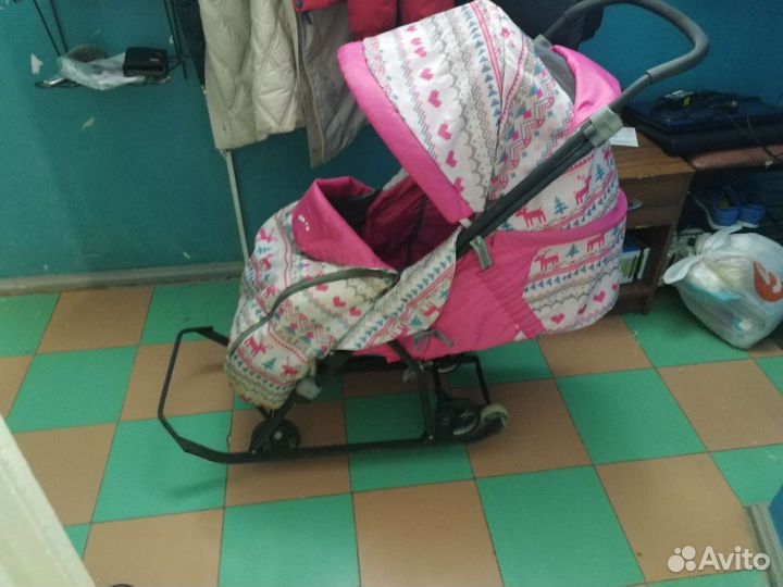 Коляска санки