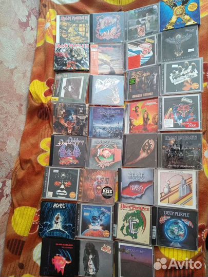Рок музыка CD диски (фирменные,есть японские)