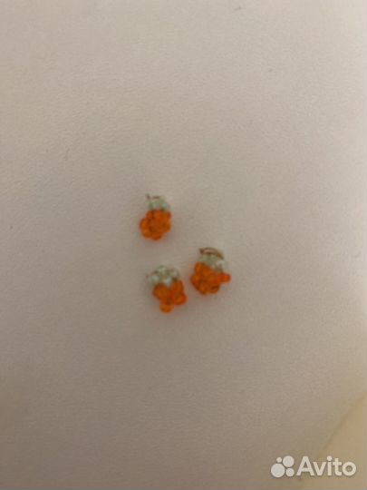 Мандаринки из бисера