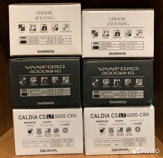 Скоростные катушки Shimano и Daiwa