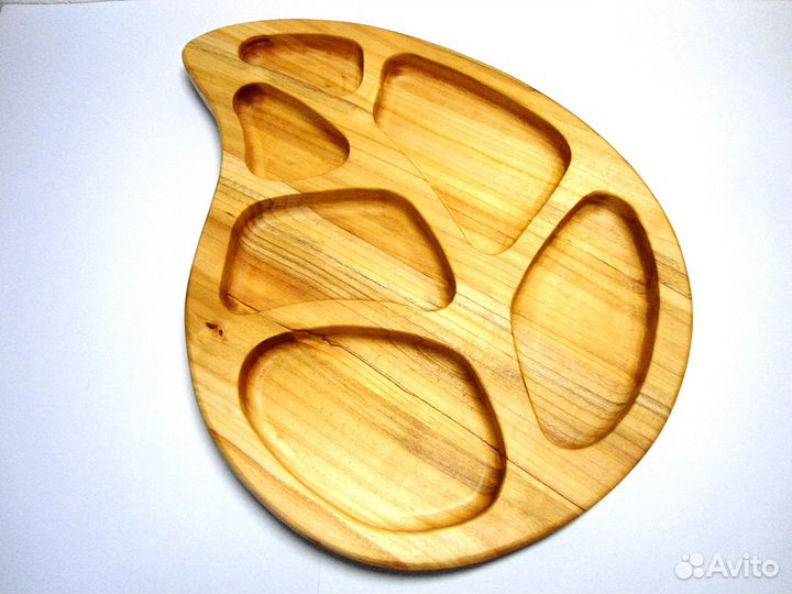 Менажница деревянная, резная