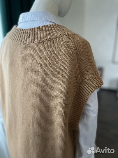 Жилет из мериносовой шерсти