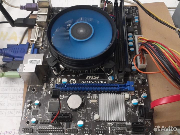 Материнская плата MSI lga 1155