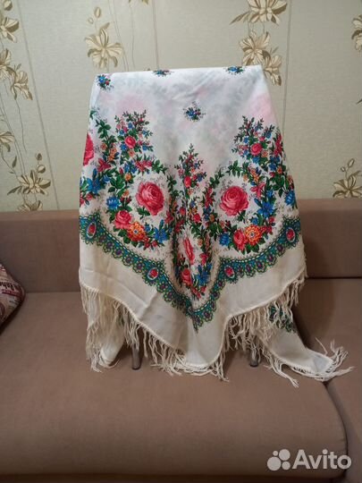 Цветной большой платок