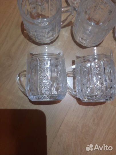 Набор хрустальных кружек СССР.12 штук