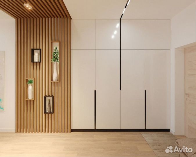 Рейка деревянная декоративная