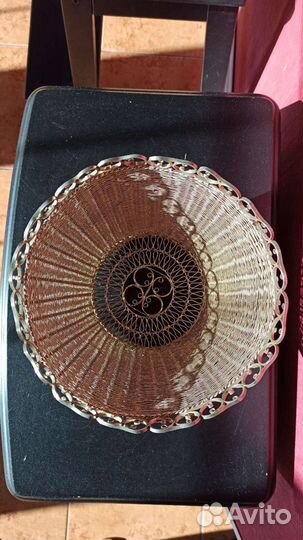 Конфетница филигрань-скань СССР