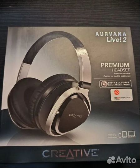 Наушники Creative aurvana live 2