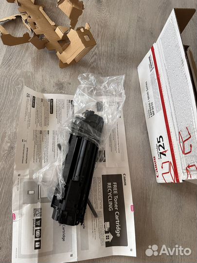 Картридж для принтера canon 725. Не использован