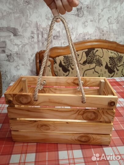 Ящики-боксы деревянные подарочные