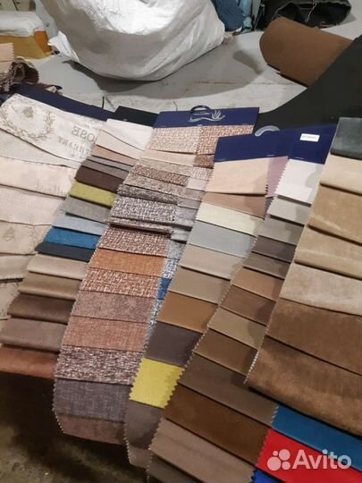 Кусочки тканей и экокожи для рукоделия, пэчворка