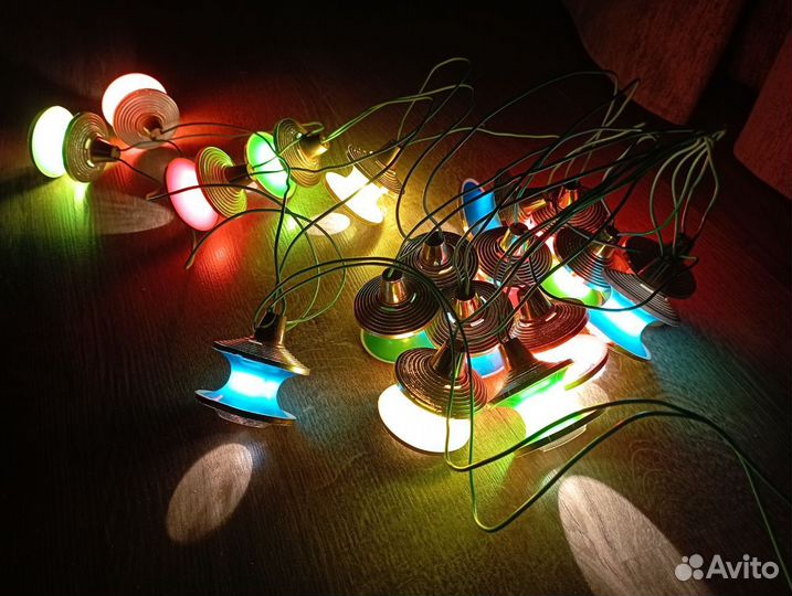 Электрогирлянда СССР Светлячок. 1980е годы