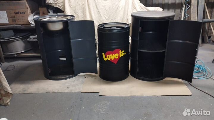 Бочки декоративные в интерьер