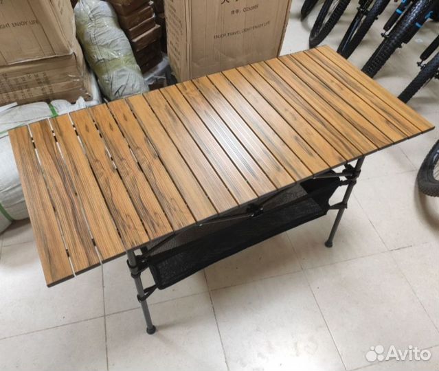 Туристический реечный раскладной стол