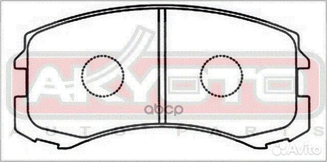Колодки тормозные дисковые передние AKD-1294 AK