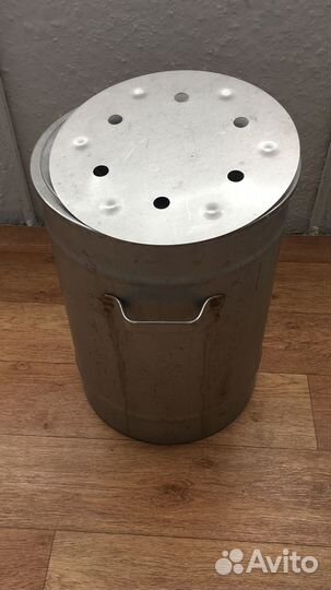 Металлическая бочка из нержавеющей стали 50 л
