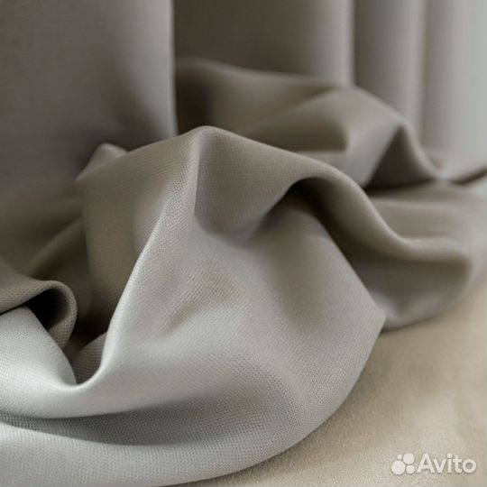 Комплект штор канвас Эдем Серый базальт