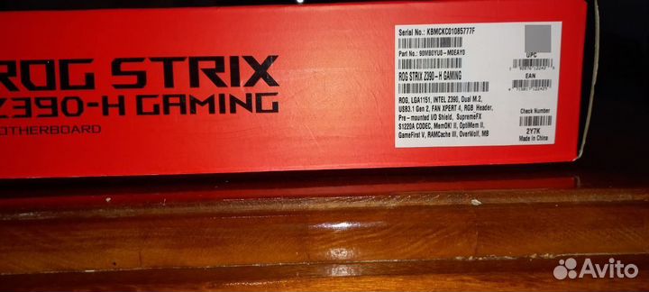 ROG strix Z390-H gaming