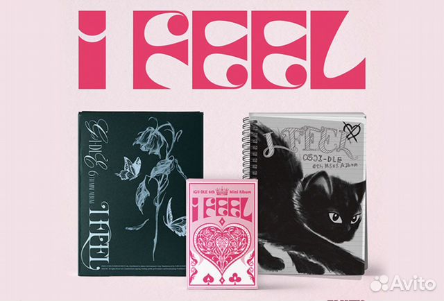 Альбом (G) I-DLE - I feel, предзаказное наполнен