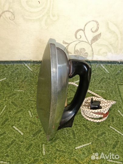 Утюг рабочий 1969г. длина 23,5 ширина 10,5