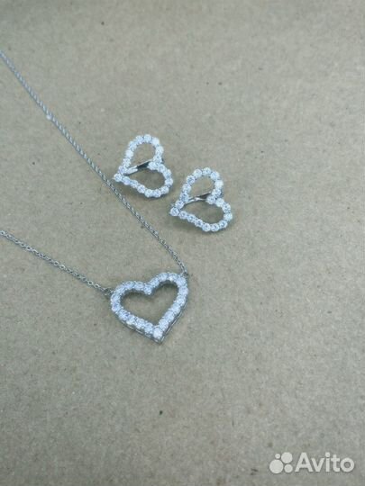 Подвеска tiffany сердце