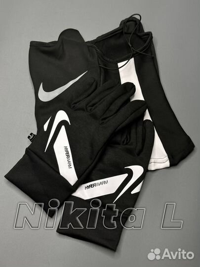 Перчатки и снуд Nike