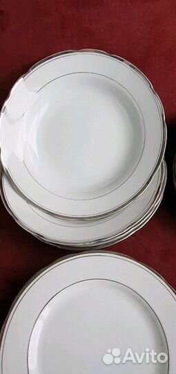 Тарелки Chori Япония Костяной фарфор 24 штуки