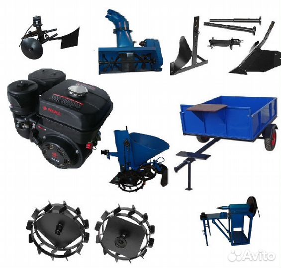 Оборудование навесное для мотоблоков