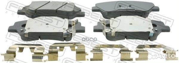 Колодки тормозные передние комплект hyundai ACC