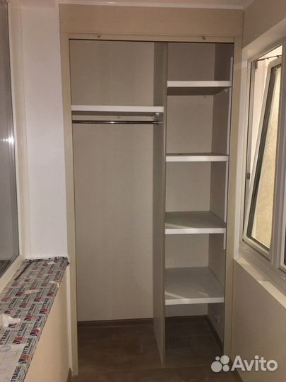 Шкаф с рольставнями на балкон по вашему эскизу