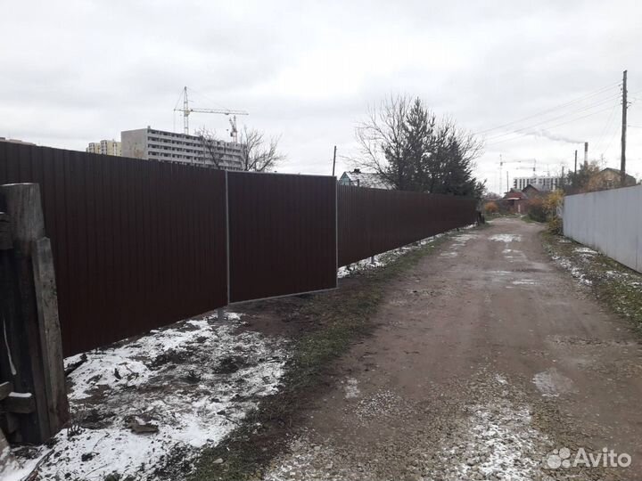 Установка заборов