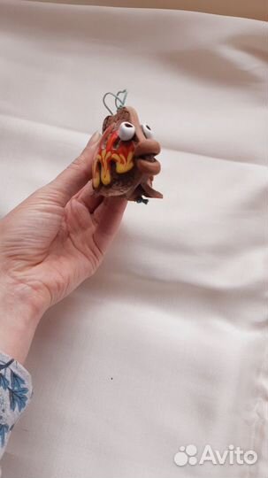 Колокольчик керамический рыбка