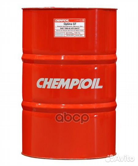10W-40 Optima GT SN/CF, A3/B4, 208л (полусинт