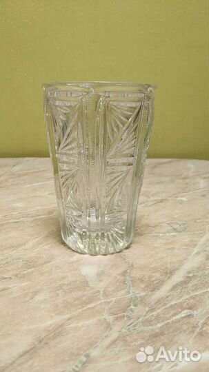 Хрустальная ваза винтажная