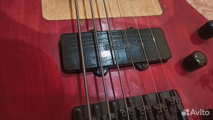 Бас гитара 6 струн уникальная