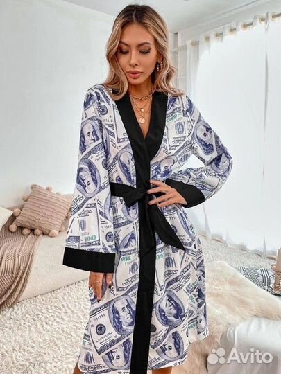 Халат атласный