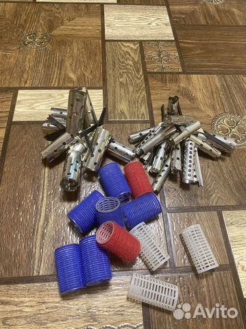 Бигуди железные, пласиасывые, липучки