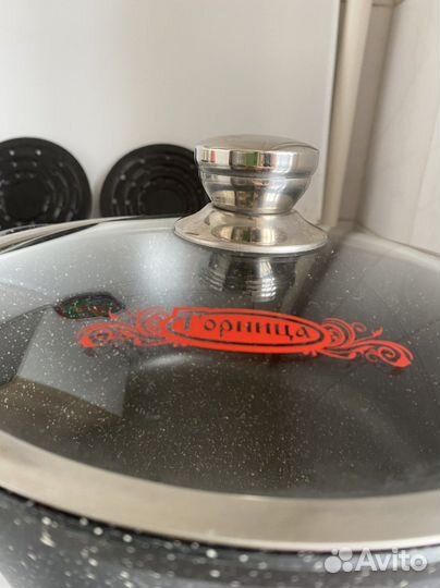 Кастрюля жаропрочная алюминиевая