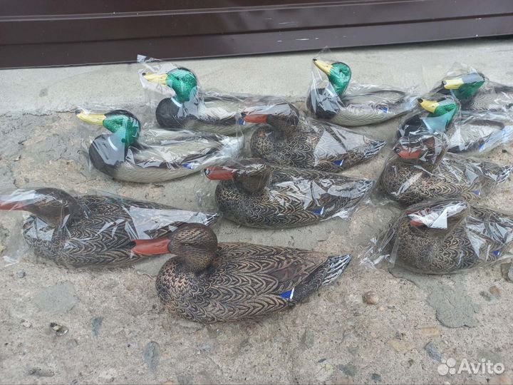 Чучела уток для охоты. 6 шт. Доставка