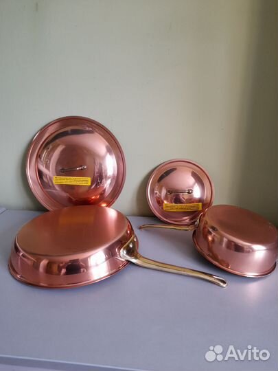 Комплект посуды из меди Германия