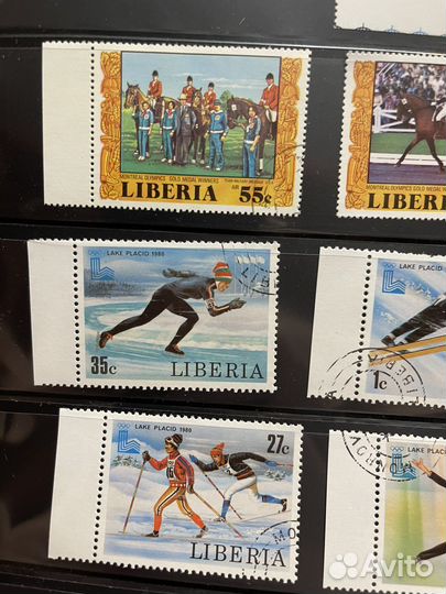 Марки спорт. Либерия. Пакет 10