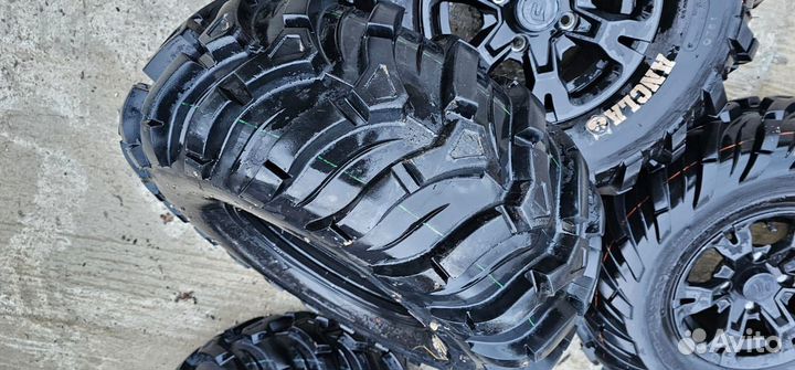 Резина Ancla 27 на оригинальных дисках cf moto r12