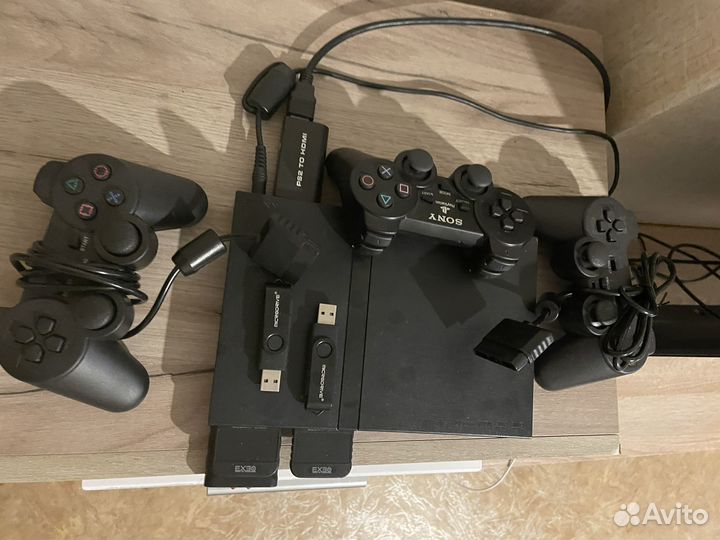 Playstation 2 slim+33game доставка авито Бесплатно